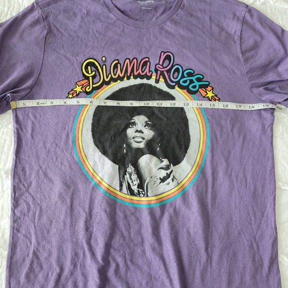 Diana Ross TShirt Icon Old Navy S NWT Purple Gender Neutral - Picture 5 of 7